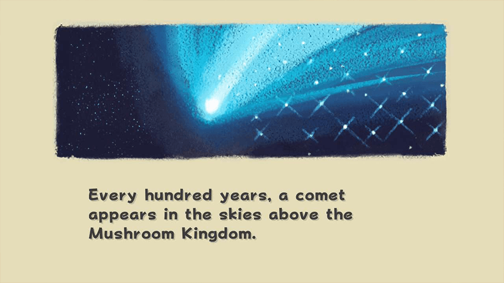 Mario Galaxy Story book