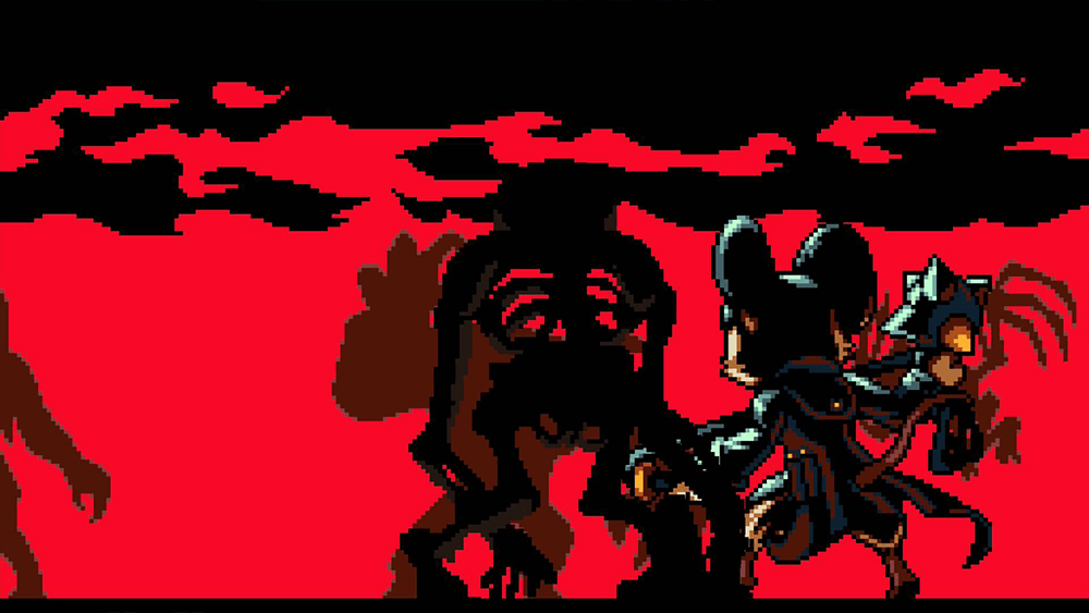 a screenshot from the game mina the hollower showing mina infront of skeltons